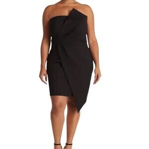 Love x Design Women's Audry Strapless Mini Dress Black Size 3X NWT– Imperfection
